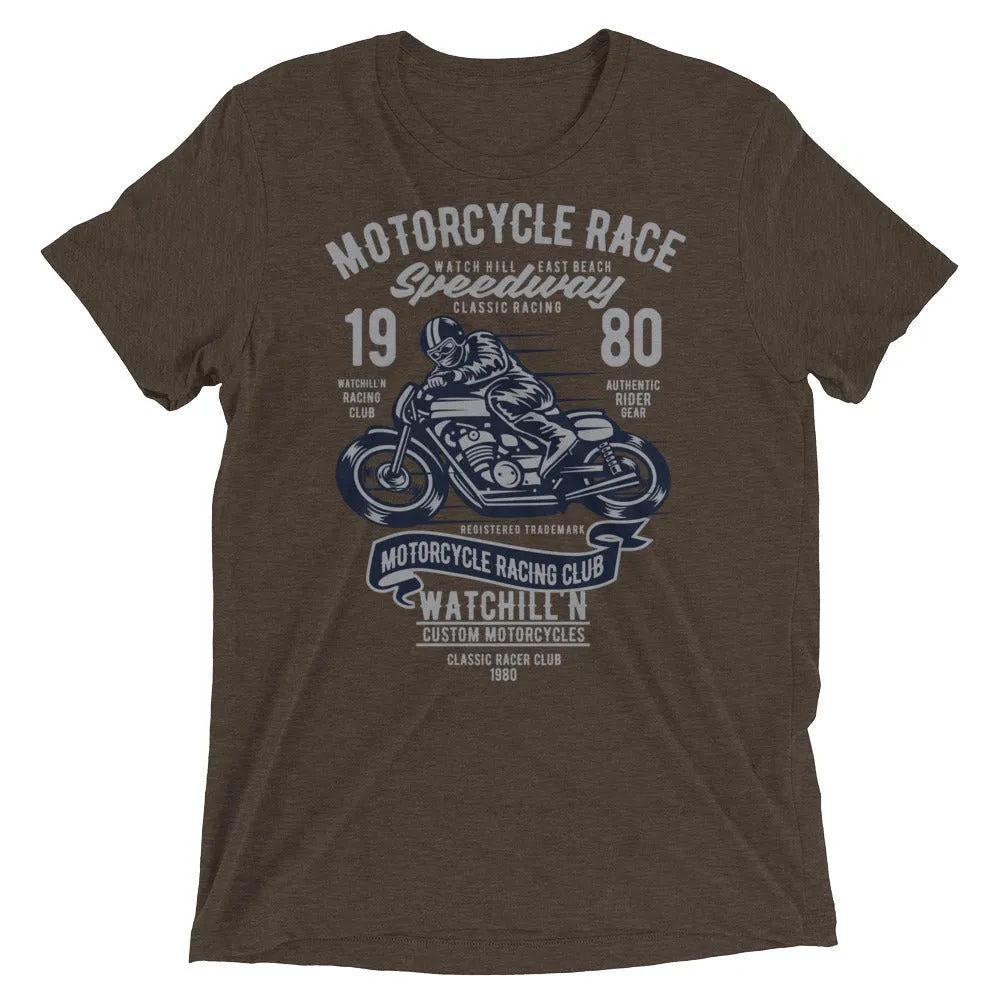 Watchill’n ‘Speedway’ Unisex Short sleeve t-shirt (Grey)