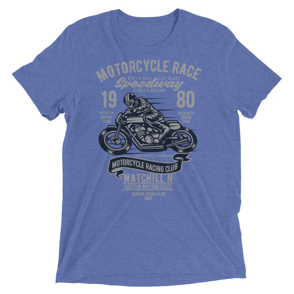 Watchill’n ‘Speedway’ Unisex Short sleeve t-shirt (Grey)