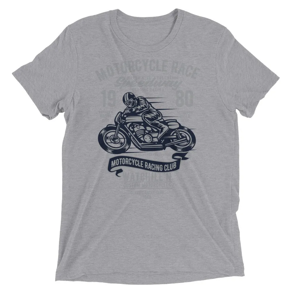 Watchill’n ‘Speedway’ Unisex Short sleeve t-shirt (Grey)