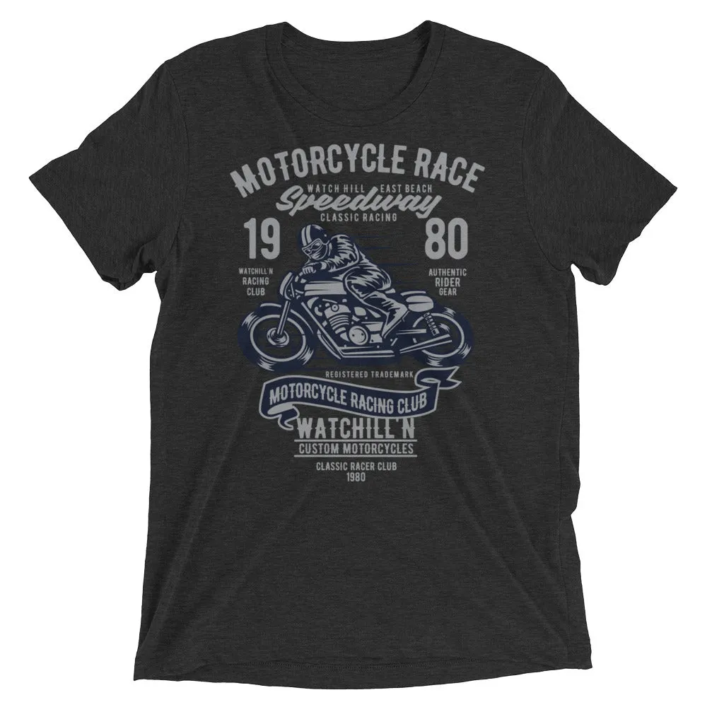 Watchill’n ‘Speedway’ Unisex Short sleeve t-shirt (Grey)