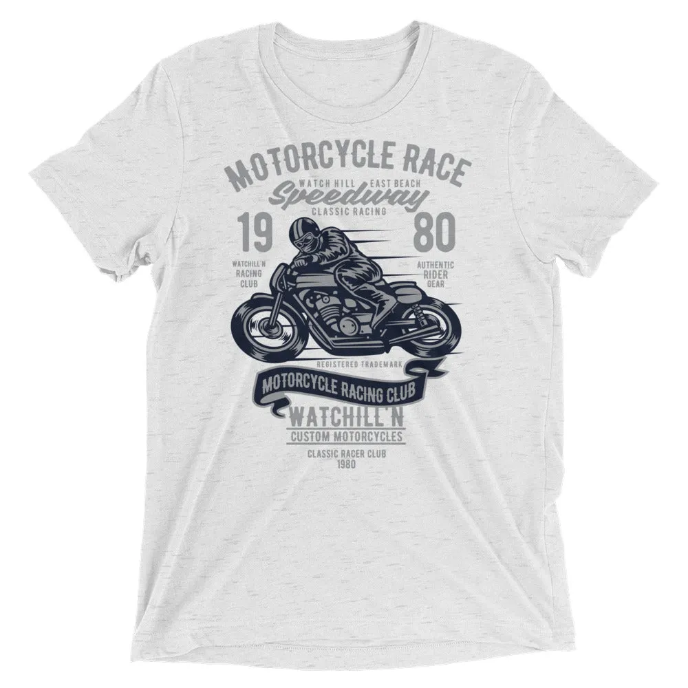 Watchill’n ‘Speedway’ Unisex Short sleeve t-shirt (Grey)