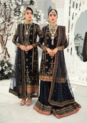 Wedding Festive '22 - Look 05 |  AIK Atelier Wedding Festive Unstitched Luxury Collection 2022 | Embroidered Net Organza Suits