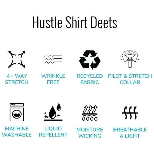 White Hustle Slim Fit Shirt