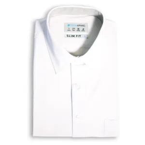 White Hustle Slim Fit Shirt