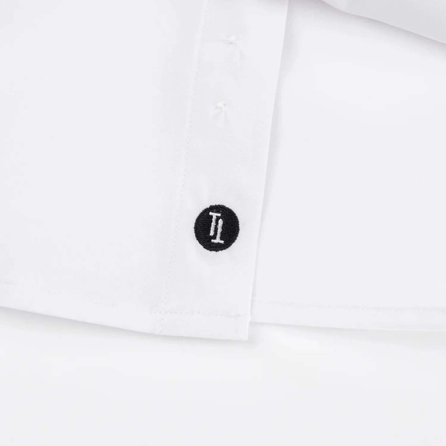 White Hustle Slim Fit Shirt