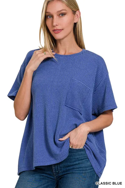 Wonder Why Ribbed Top-Multiple Colors Available