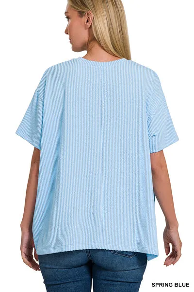 Wonder Why Ribbed Top-Multiple Colors Available