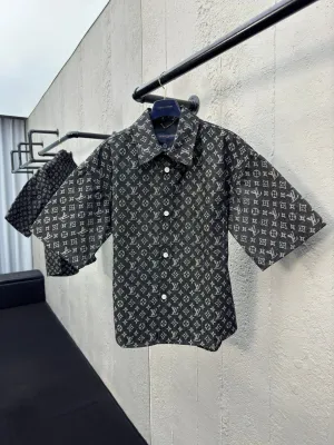 Wool splicing nylon jacket shorts