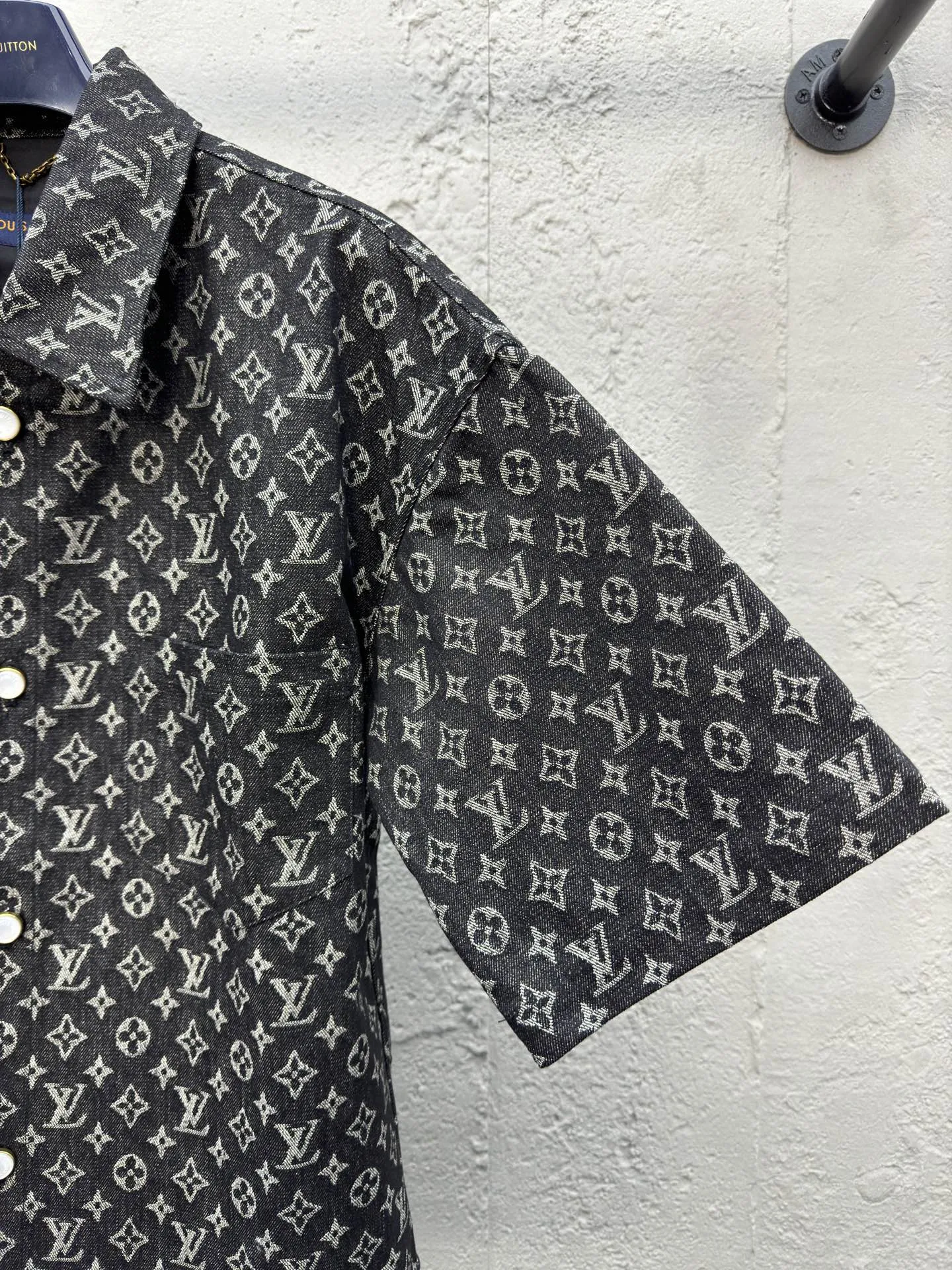 Wool splicing nylon jacket shorts