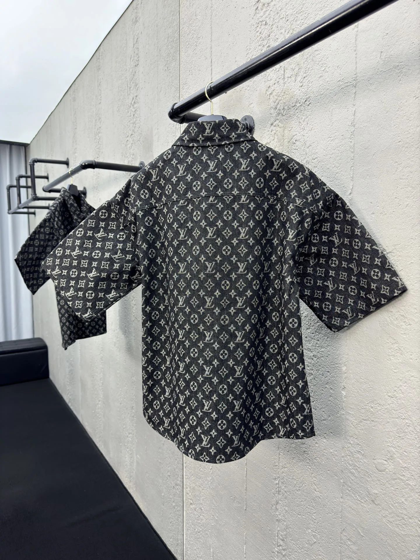 Wool splicing nylon jacket shorts