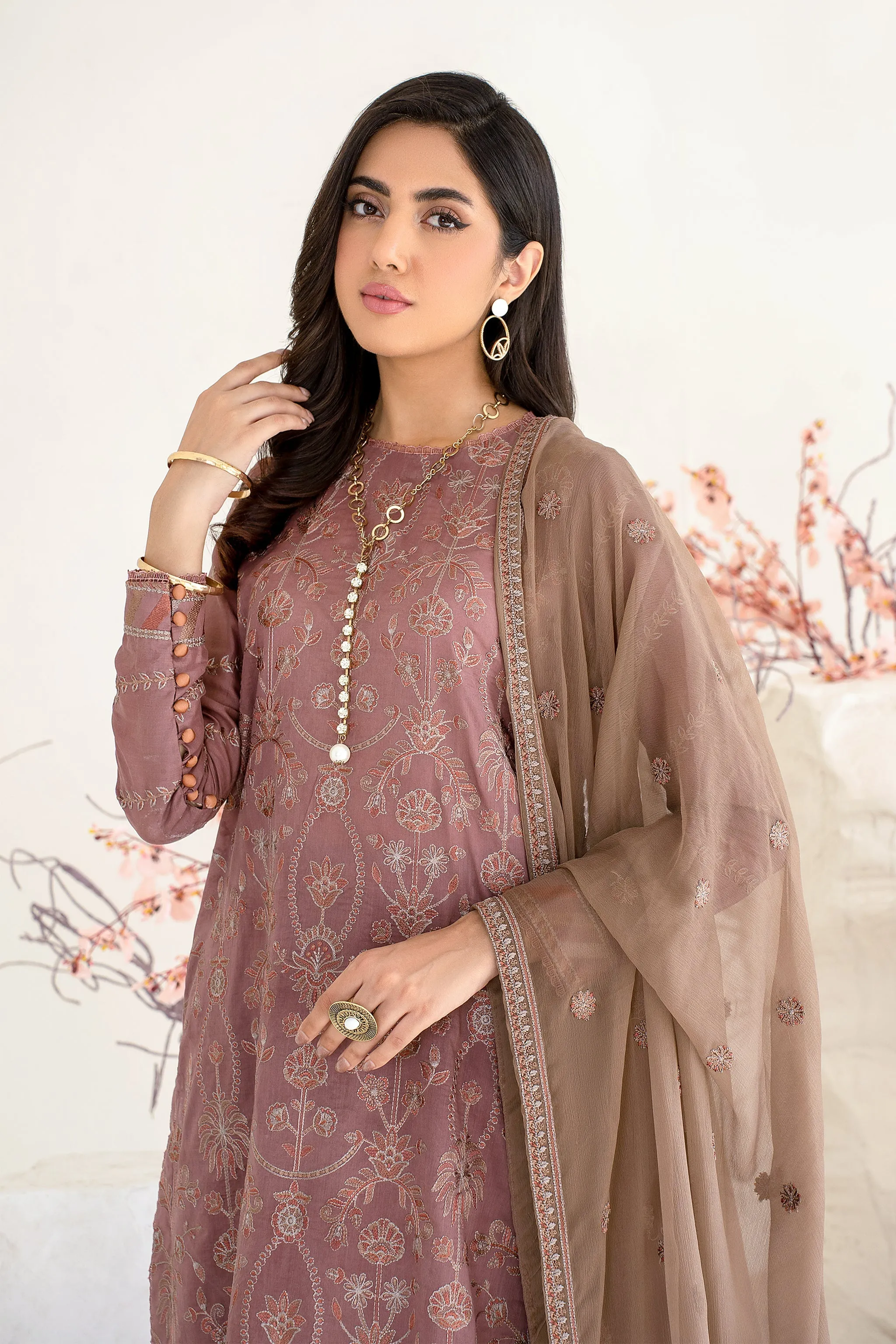 ZEL 09 Tea Pink| Zarif Unstitched Lawn | Eid Ul Adha Collection23
