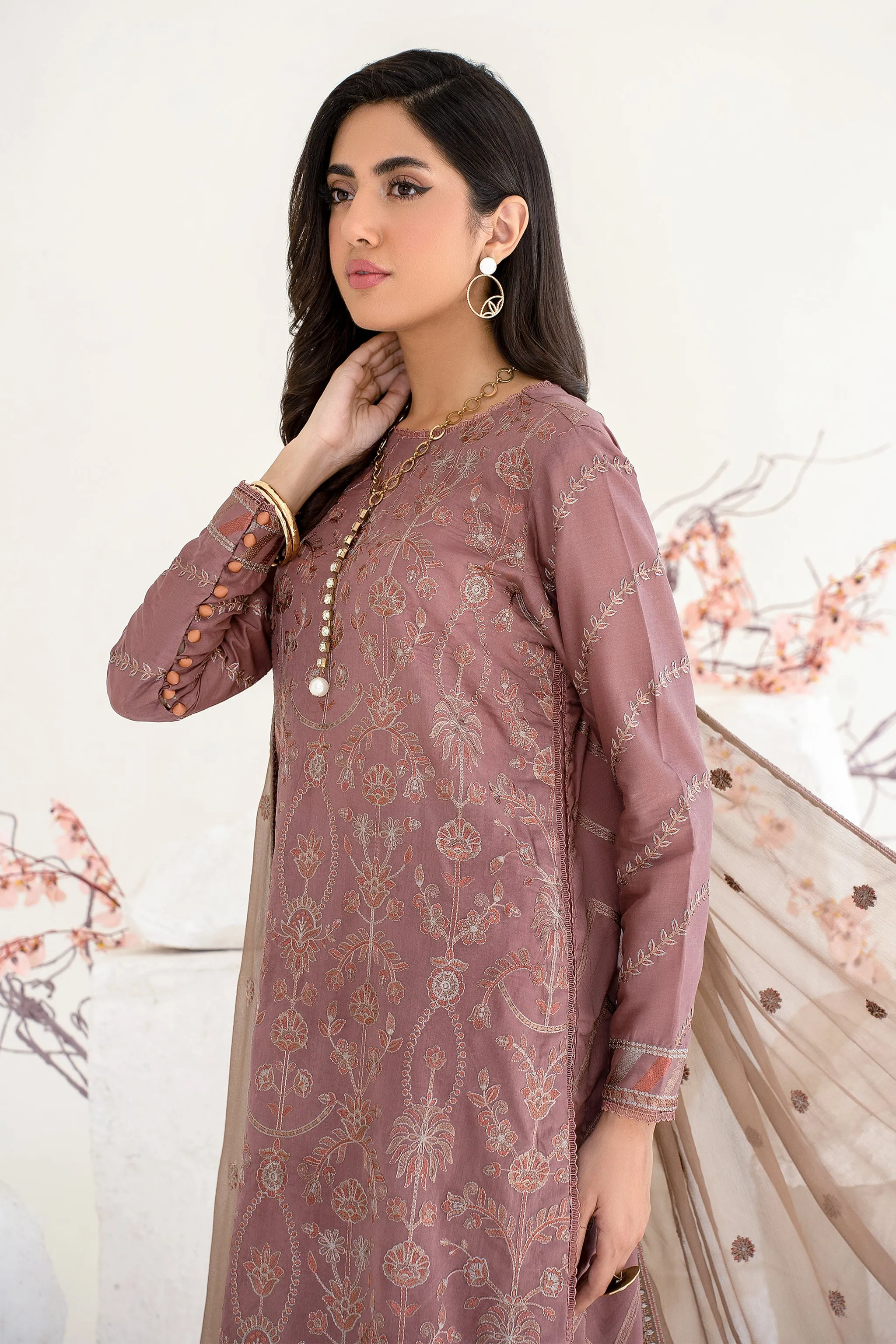 ZEL 09 Tea Pink| Zarif Unstitched Lawn | Eid Ul Adha Collection23