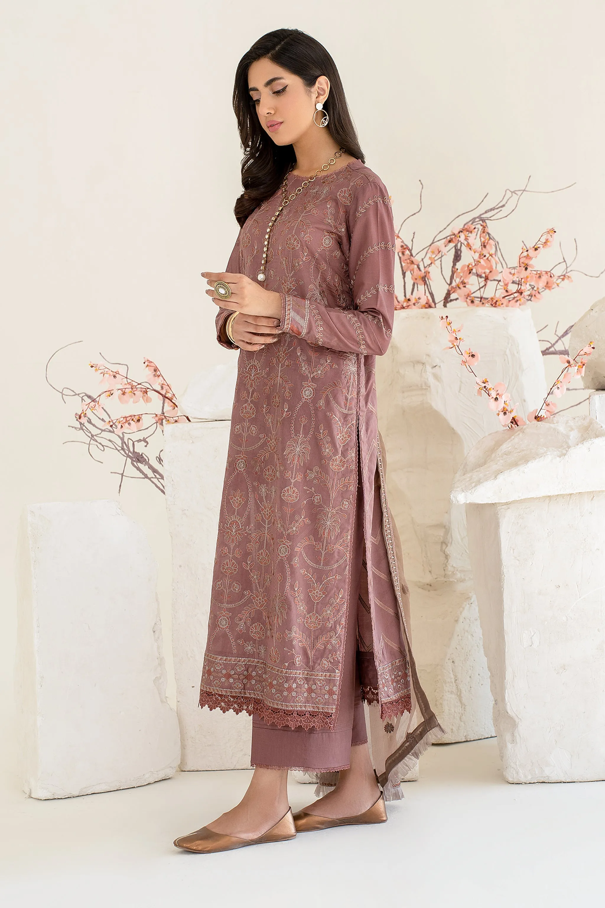 ZEL 09 Tea Pink| Zarif Unstitched Lawn | Eid Ul Adha Collection23