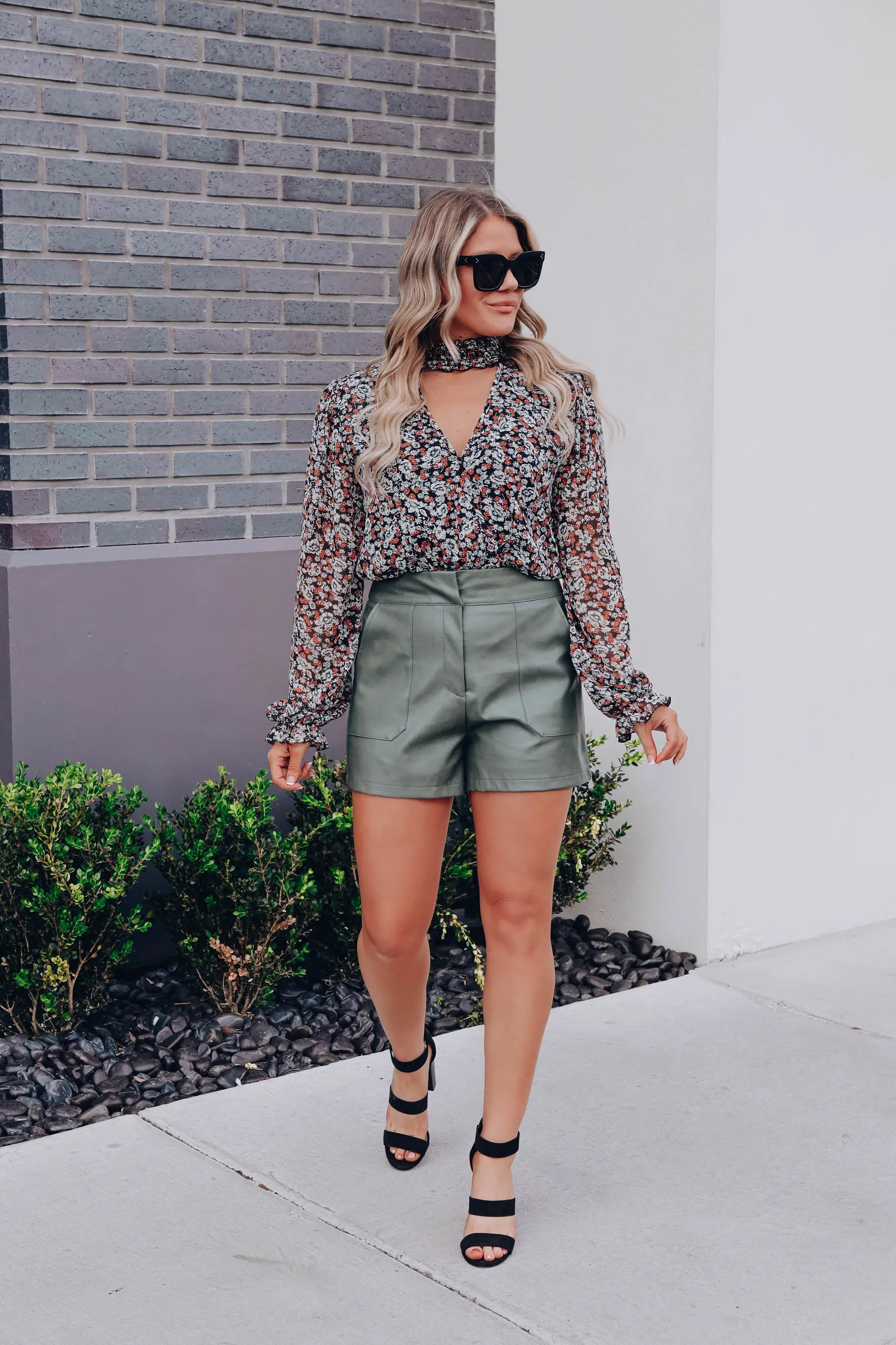 Zinnia Chiffon Bodysuit - Multi