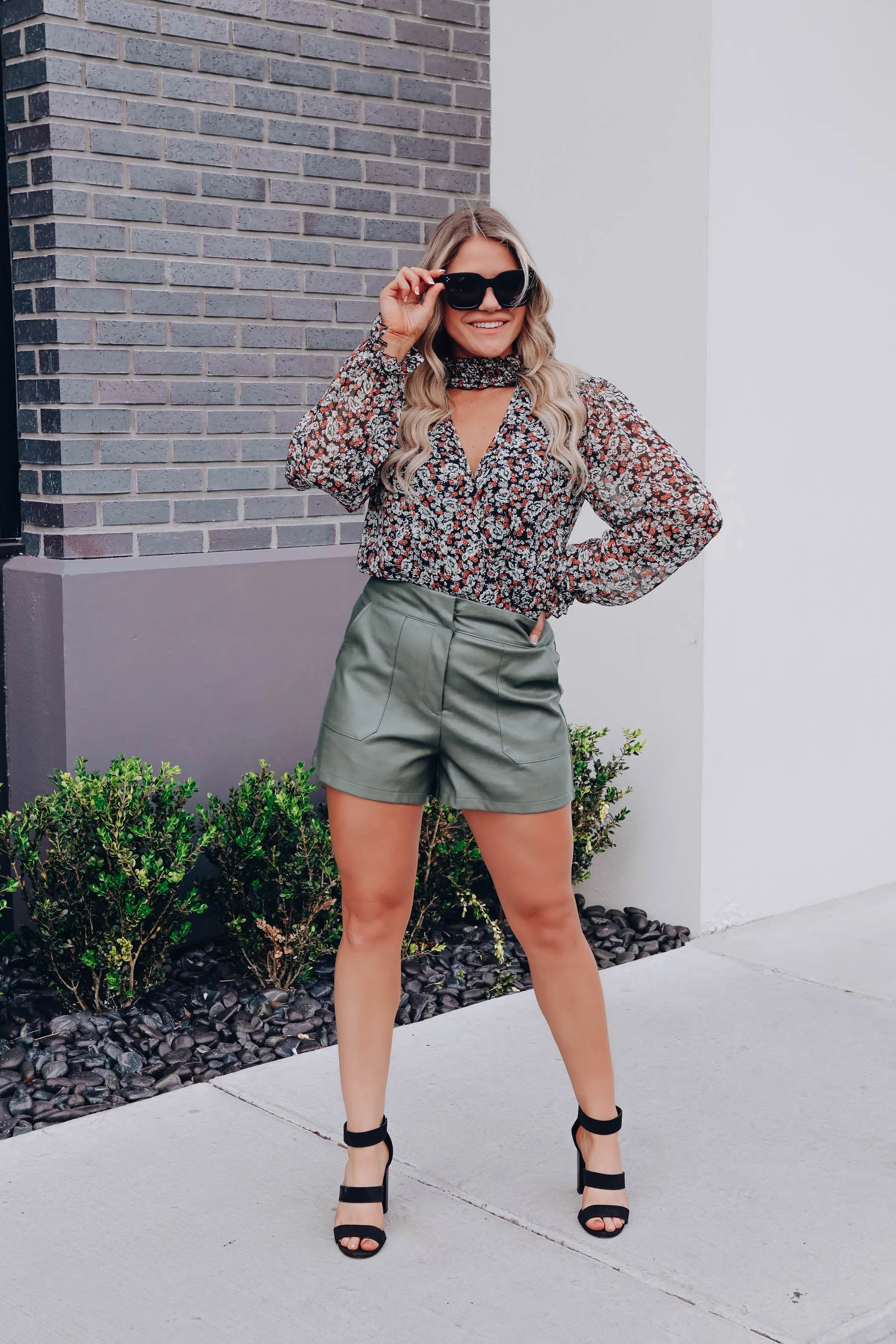 Zinnia Chiffon Bodysuit - Multi